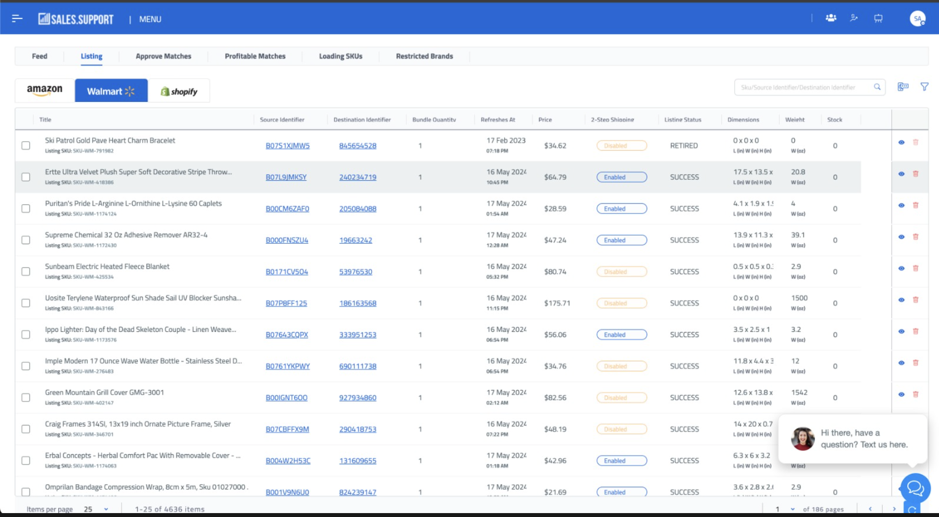 Sales Support UI